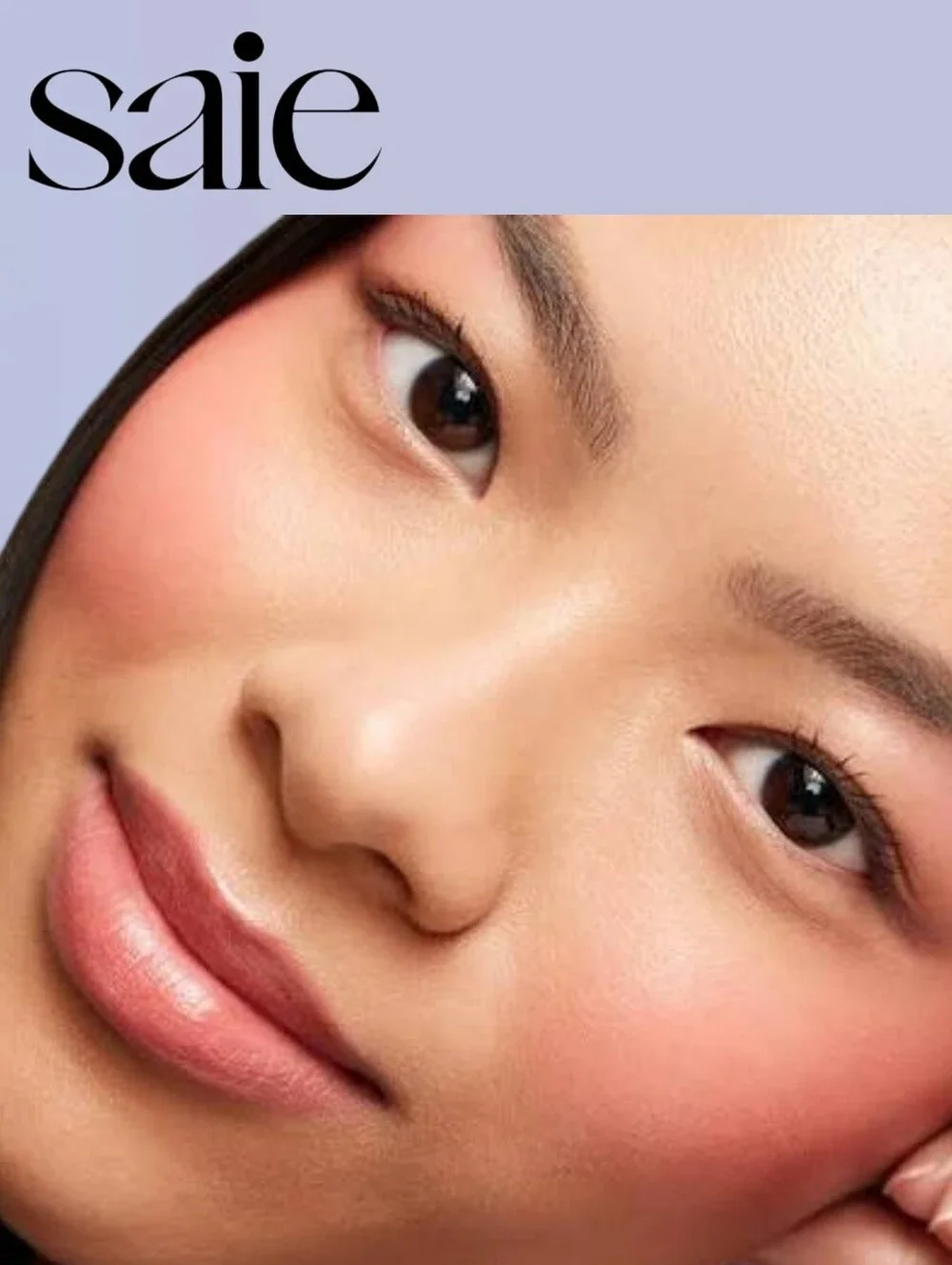 SAIE Peach Glow CREAM Highlighting Blush -New
